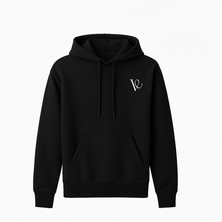 KAVERO Signature Heavyweight Hoodie – Black