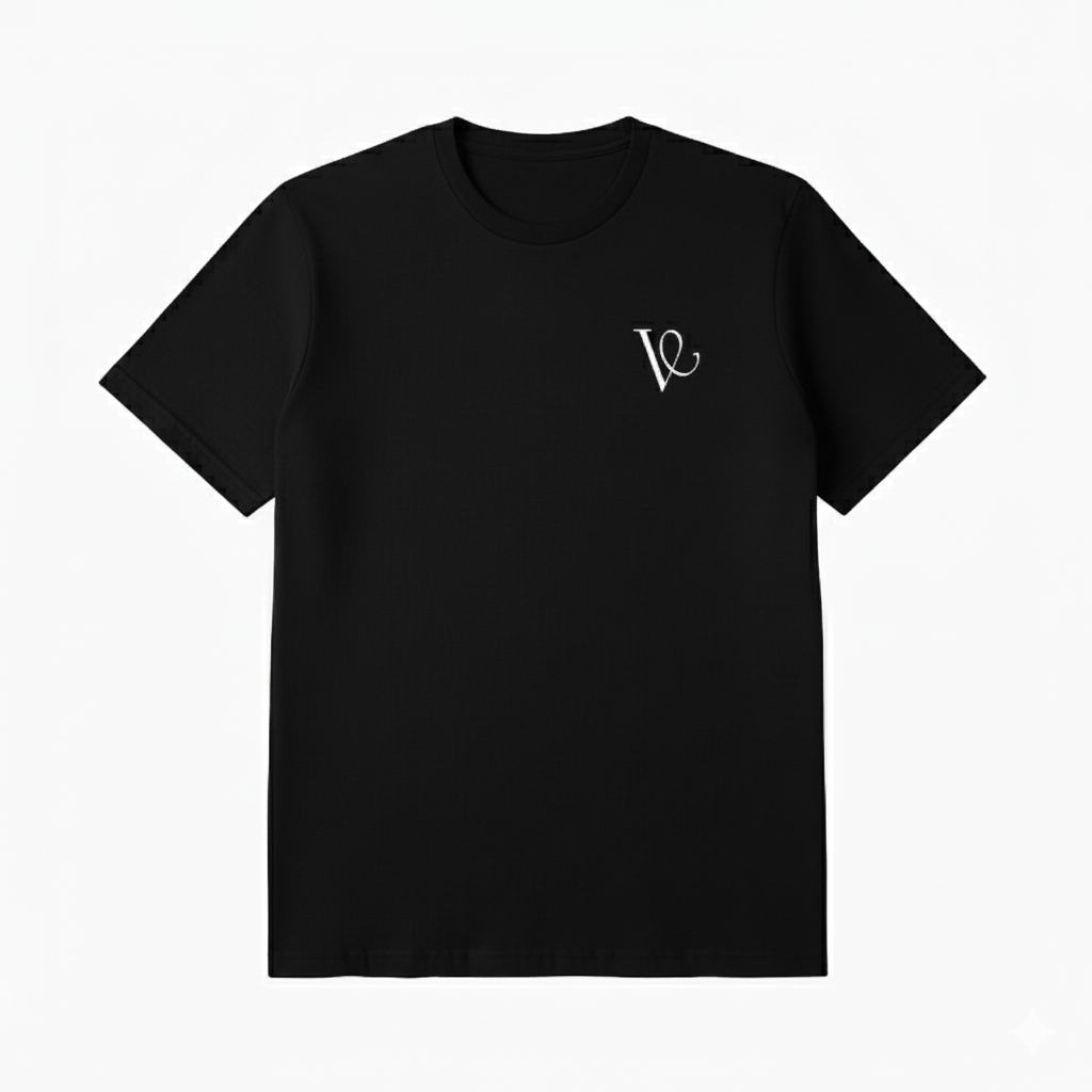 KAVERO Signature Heavyweight Tee – Black